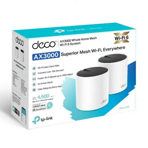 Discount TP-LINK KIT AX3000 MESH WIFI 6 2PK X55