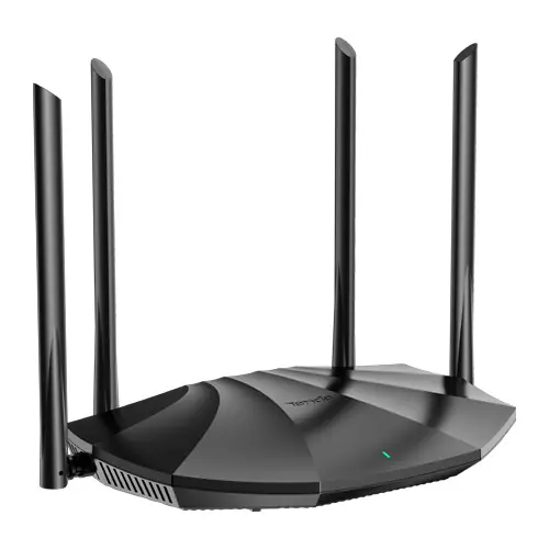 Router WiFi 6, DualBand 2.4Ghz/5GHz 300+1201Mbps, 4x6dBi, 4 porturi Gigabit - TENDA TND-RX2 Reducere