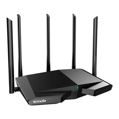 Retur gratuit Router Wi-Fi 6e, AX5700 TriBand 2.4/5GHz/6GHz, 861+2402+2402 Mbps, 5x6dBi, 4 x Gigabit - TENDA TND-RX27-PRO