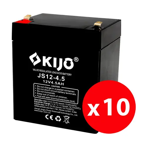 Cutie 10 acumulatori JS12-4.5 - KIJO JS12-4.5-BAX Preferatul clienților