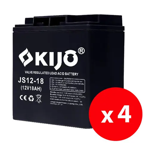 Cutie 4 acumulatori JS12-18 - KIJO JS12-18-BAX Ieftin