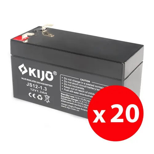 Cutie 20 acumulatori JS12-1.3 - KIJO JS12-1.3-BAX Transport gratuit