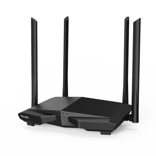 Doar azi Router Wi-Fi 5, DualBand 2.4/5GHz 300+867Mbps, 4x6dBi, 4x 10/100 Mbps - TENDA TND-AC6-V50