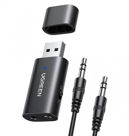 Preț redus Transmițător/Receptor Adaptor audio fără fir 3,5 mm Ugreen Bluetooth 5.1