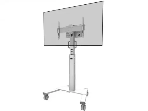 Ofertă specială Stand podea mobil NM MUp 37-75" 70kg alb