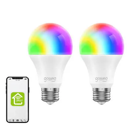 Comandă acum Bec inteligent LED WB4 Gosund (RGB) E27 Tuya (2 bucăți)
