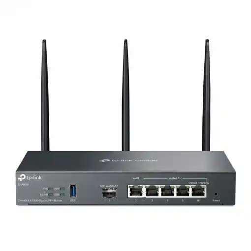 Router VPN, Wi-Fi 6, AX3000, 1 x SFP Gigabit, 5 x RJ45 Gigabit, 1 x USB - TP-Link Omada ER706W Livrare gratuită