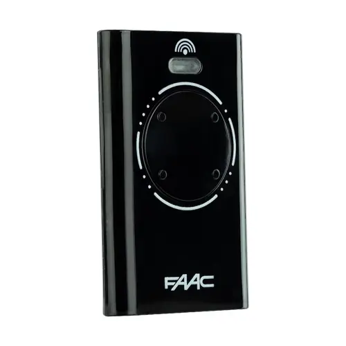 Chilipir Telecomanda 4 canale, XT4, SLH LR, 433 MHz, negru - FAAC XT4SLH-LR-7870081