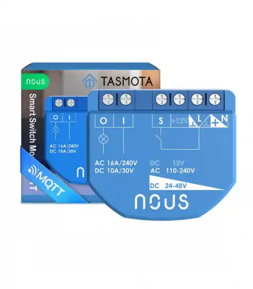 Releu/comutator NOUS B1T WIFI Tasmota (1 canal, fara PM, ESP32) Ofertă de sezon