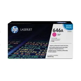 HP Cartuş de toner LaserJet original 646A Magenta Plată securizată
