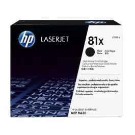 Chilipir HP Cartuş de toner LaserJet original de capacitate extinsă 81X Negru