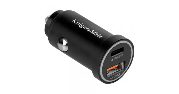 Premium Incarcator Auto Usb-a / Type C Qc Pd 38w Kruger&matz