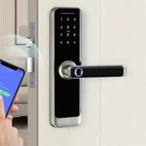 Yala Inteligentă Avatto ZSDL-A270-B-ALI-5572 ZigBee Black Ofertă de sezon