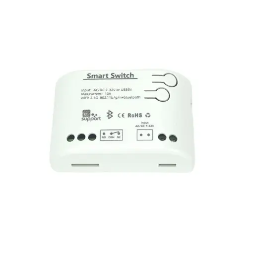 Comutator de releu inteligent SmartWise 5V-32V Wi-Fi + Bluetooth 1 gang, NO/NC Nu rata