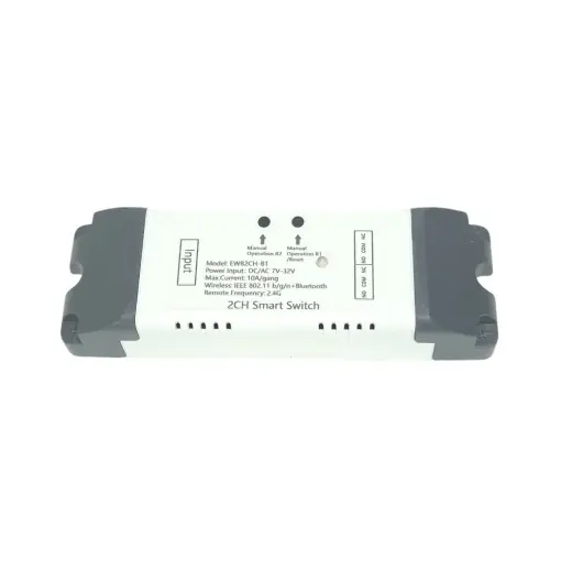 Comutator de releu inteligent 2 canale, NO/NC contact uscat 85V-250V AC Wi-Fi Preț promoțional
