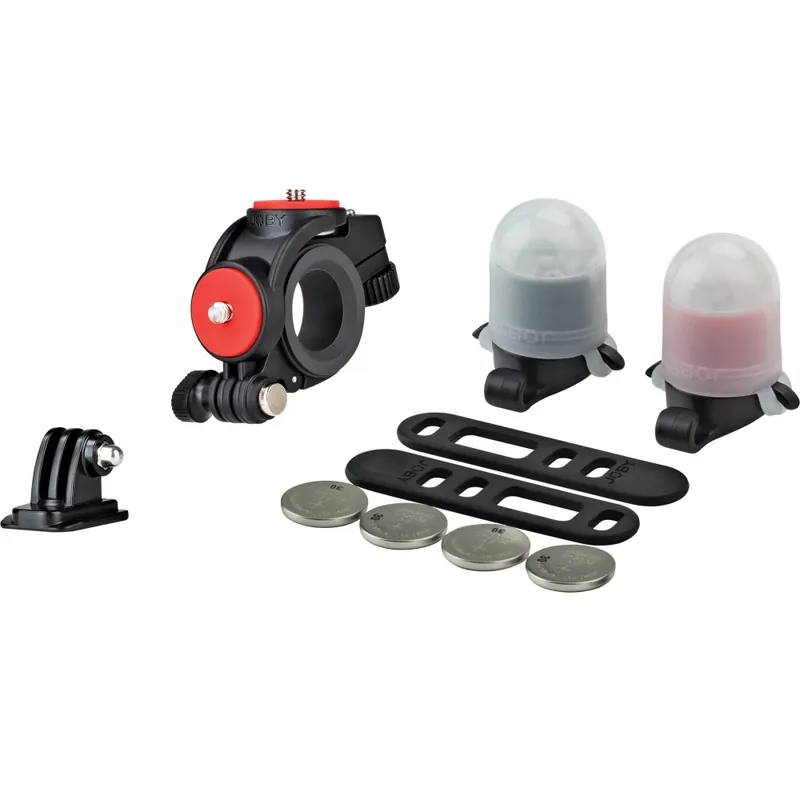 Premium JOBY Action bike mount & light pack