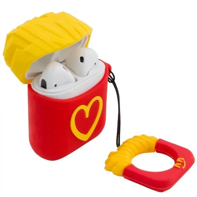 BJAP-SIFRIES AirPods (1/2) toc Pop Fries Retur gratuit