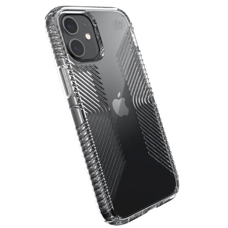 Cumpărături sigure SPECK Presidio Perfect Clear Grip backplate iPhone 12 mini transparent