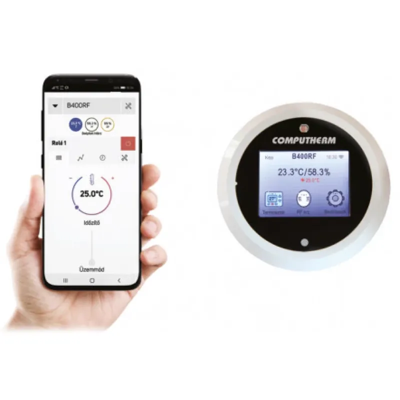 COMPUTHERM B400 Wi-Fi termostat cablu fără cu senzor de temperatură touch cu ecran Preț mic