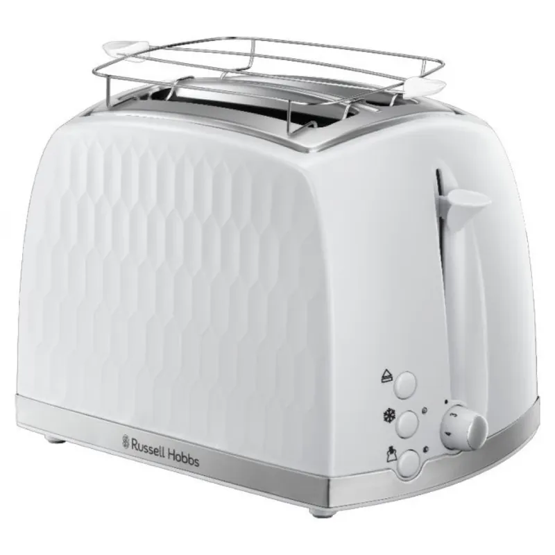Retur ușor RUSSELL HOBBS 26060-56 Honeycomb prăjitor alb