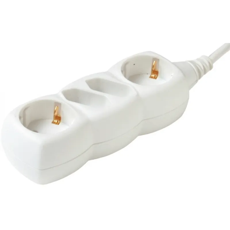 Ofertă specială SOMOGYI ELECTRONIC NV 14-3/WH/1.5 de rețea splitter 4 priză (2 euro + 2 cu împământare) 3m
