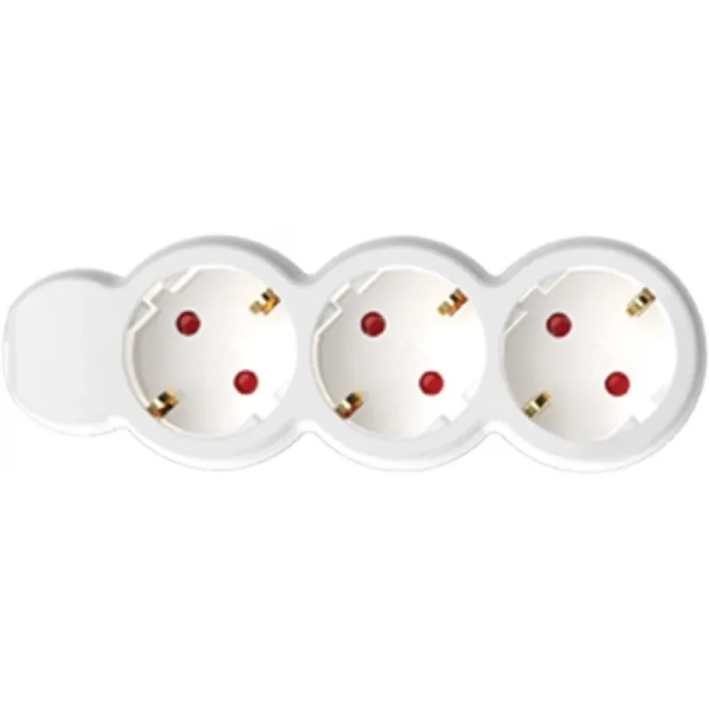 SOMOGYI ELECTRONIC NV 3-5/WH/1.5 3 priză de rețea splitter 3m alb Retur gratuit