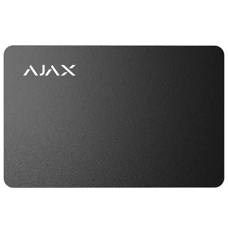 Premium AJAX SYSTEMS Pass de control al accesului card negru 10 buc