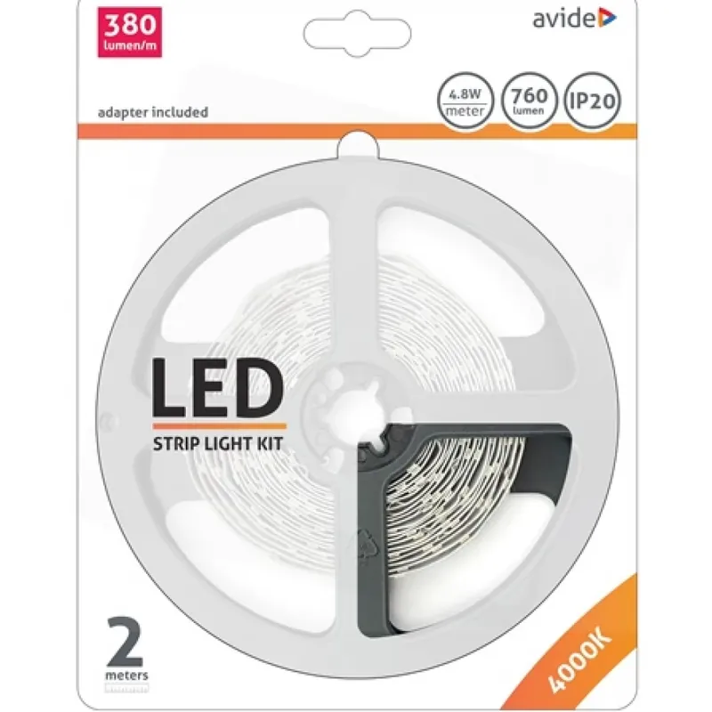 Retur gratuit AVIDE ABLSBL12V2835-60NW LED Bandă bășică 12V 4.8W 4000K 2m