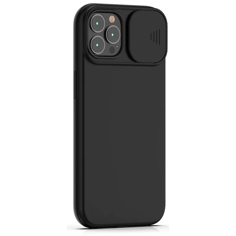 Livrare gratuită CELLECT TPU+PC Alunecare protectorul camerei backplate iPhone 14 Plus negru