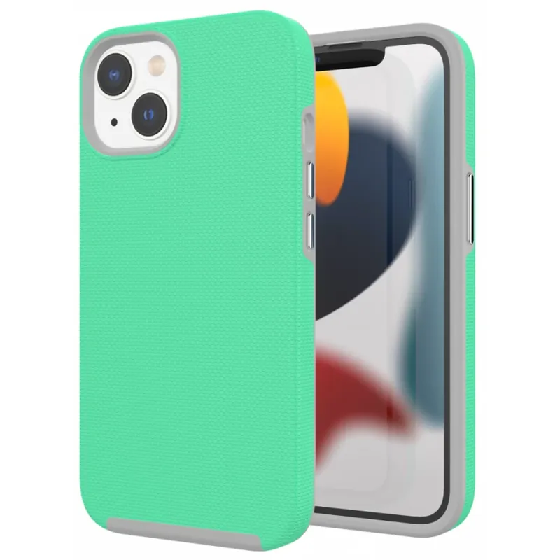 CELLECT TPU+PC Rezistent la șocuri backplate iPhone 14 Plus turcoaz Disponibil imediat