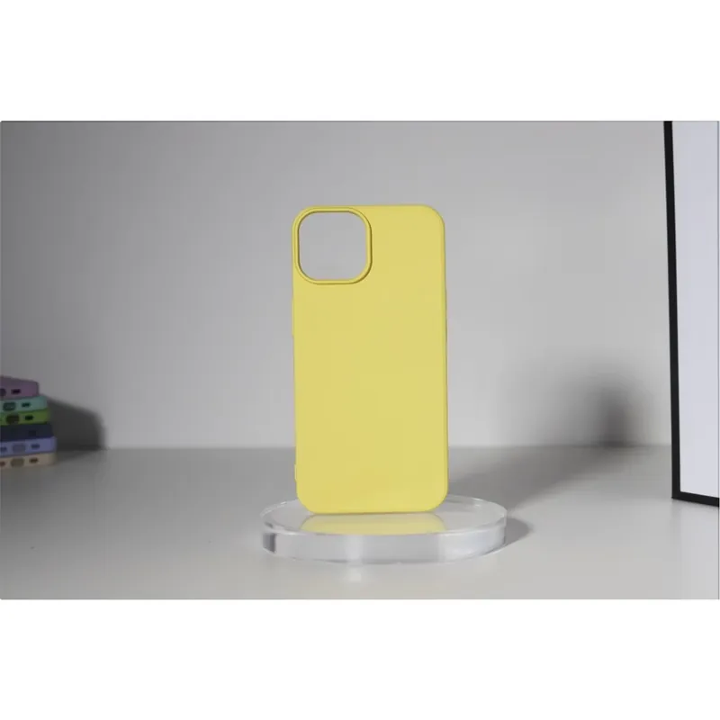 Ieftin CELLECT Premiu silicon toc iPhone 14 Pro Max galben