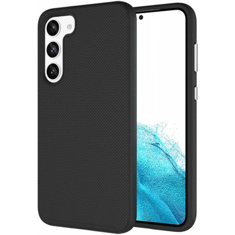 CELLECT TPU+PC Rezistent la șocuri backplate Samsung Galaxy S23 Plus negru Livrare expres