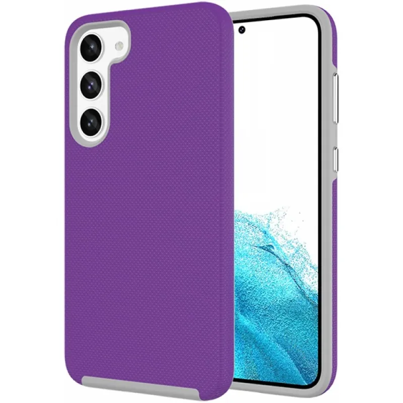 CELLECT TPU+PC Rezistent la șocuri backplate Samsung Galaxy S23 lila Retur gratuit