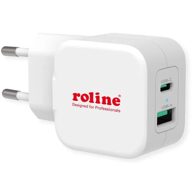 Ofertă limitată ROLINE 20W USB Wall Charger alb