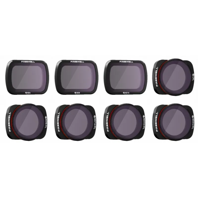 Lichidare de stoc FREEWELL All Day filtru set DJI OSMO POCKET 8 buc