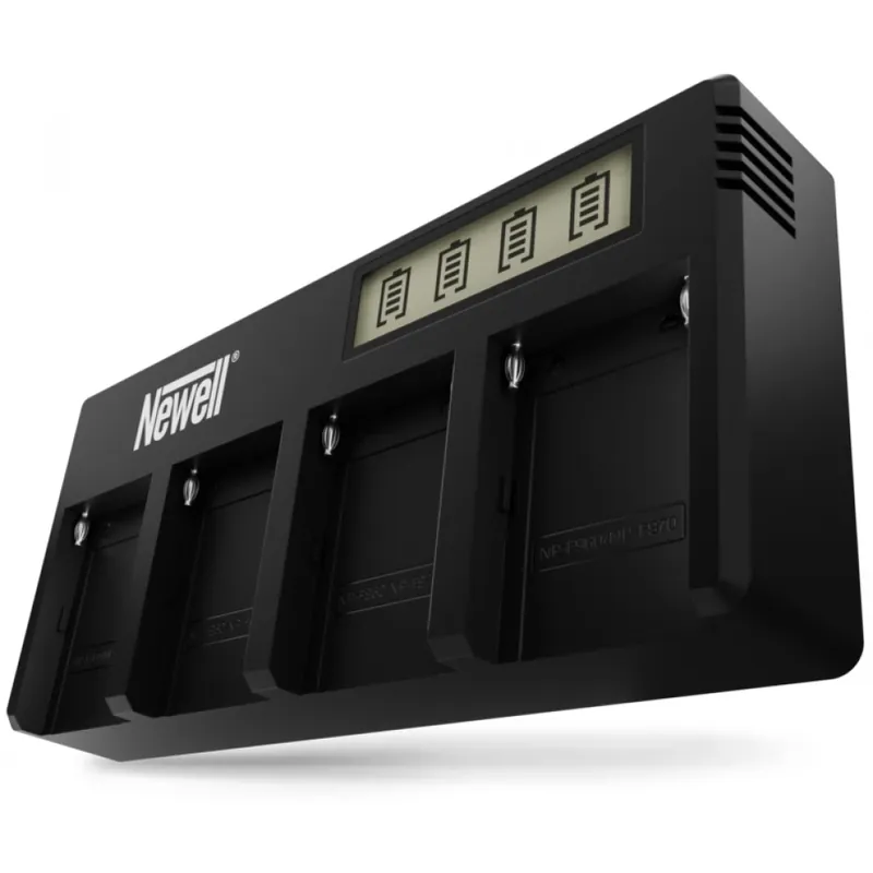 NEWELL DF-4CH cu patru canale încărcător NP-F Sony pentru baterii Popular