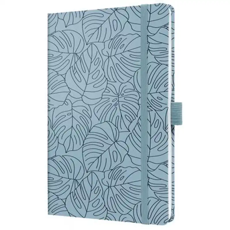 Reducere de preț SIGEL Jolie Caiet exclusiv 135x203 mm linia 87 lap Hardcover Blue Monstera