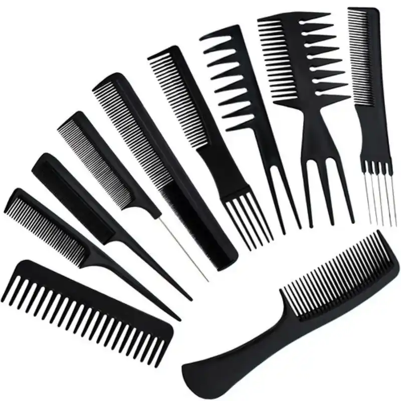 Soulima 10db-os pieptene set negru Retur gratuit