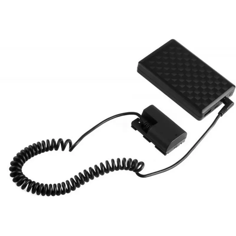 Disponibil imediat NEWELL Power Bank dummy LP-E6 Canon acumulator cu adaptor