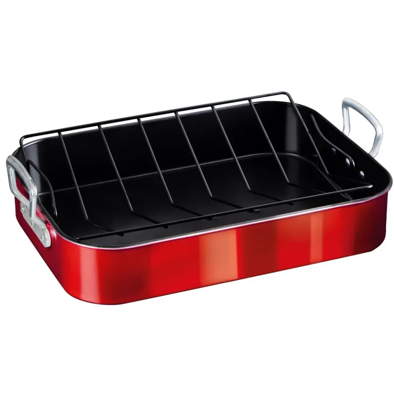 Popular BERLINGER HAUS BH/7844 Tepsi cu grilă de evidențiere 41.5 x 32 x 7.7 cm roșu