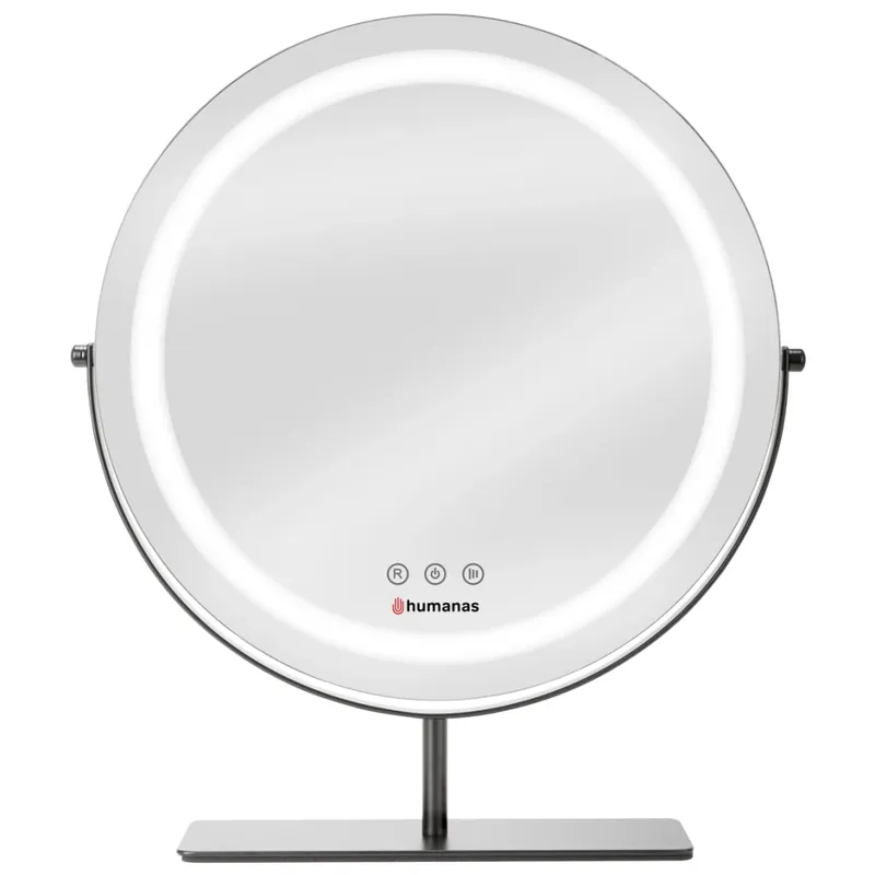 Humanas HS-HM Scarlet Led oglindă de machiaj negru Doar azi