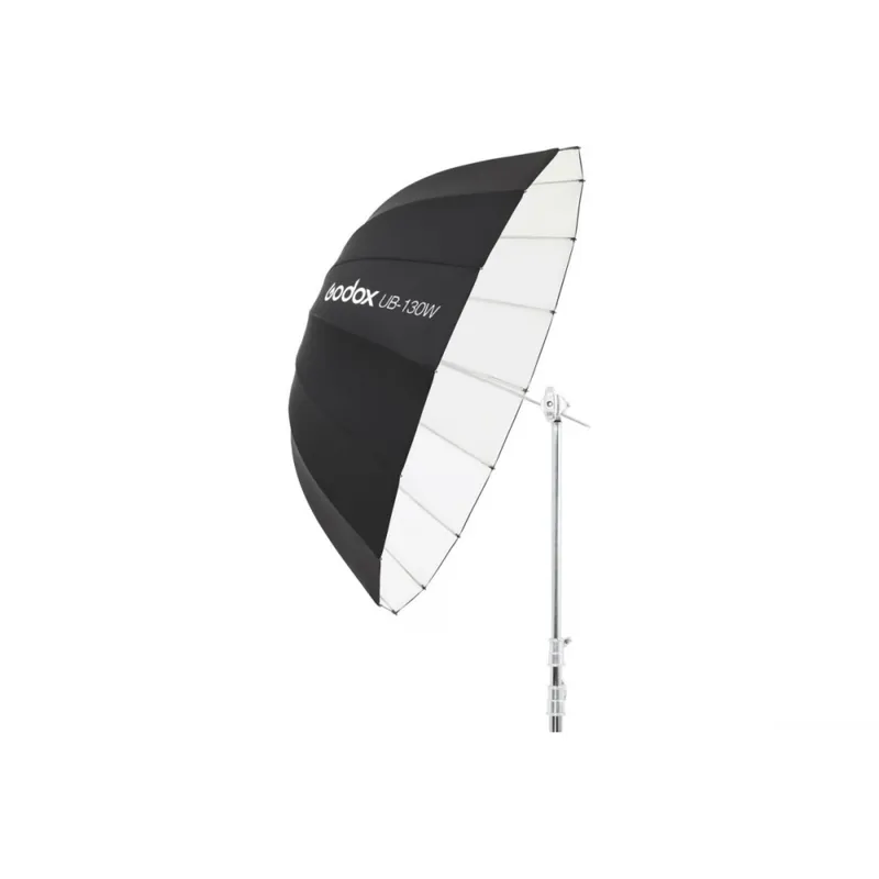GODOX UB-130W parabola umbrelă 130 cm alb-negru Livrare gratuită