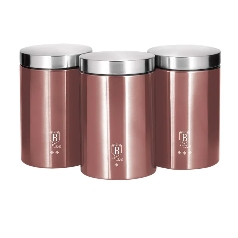 Cumpără online BERLINGER HAUS BH/6270 I-Rose Collection 3 cu părţi tárolókészlet roz