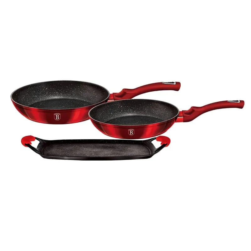 BERLINGER HAUS BH/1668 Metallic Line Burgundy Edition Tigaie grill lap Reduceri