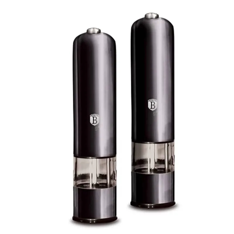 Ofertă limitată BERLINGER HAUS BH/9288 Metallic Line Carbon Edition Só/borsszóró 2buc