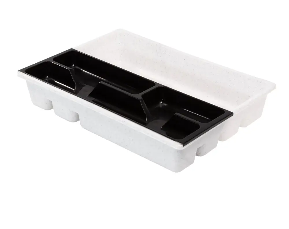 Cel mai bun preț FLAIR 60170 Suport tacâmuri tolótetős 39x29cm Alb/Negru