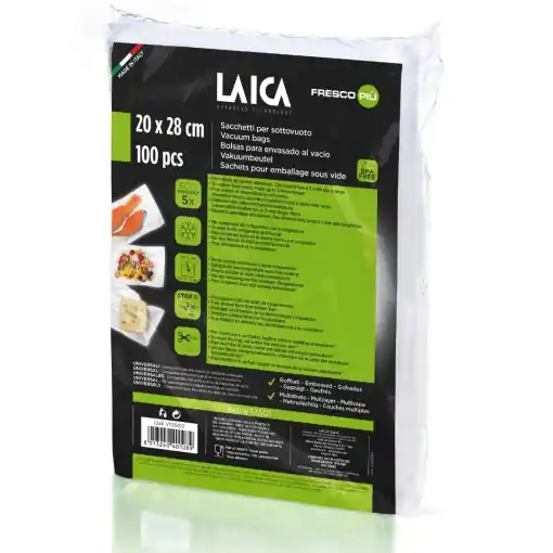 LAICA vt35012 Aparat de sigilare in vid 100 bucati format sac de vid 20 x 28 cm Retur gratuit