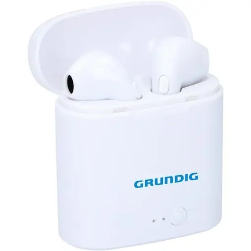 Cumpărături sigure Casti fara fir GRUNDIG, Casti Bluetooth, Casti intraauriculare, 400 mAh, Alb