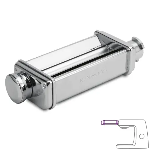 Ofertă Rola de lasagna Kenwood KAX980ME, accesoriu pentru robot de bucatarie, argintiu