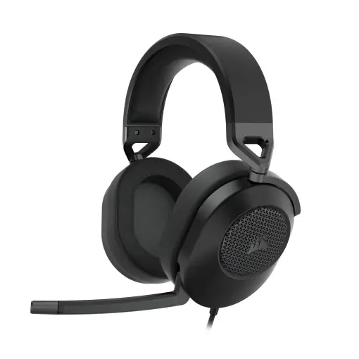 Ultima șansă Casti de gaming cu fir multiplatforme CORSAIR HS65 SURROUND - Sunet surround Dolby 7.1 - SonarWorks SoundID - Compatibil iCUE - PC, Mac, PS5, PS4, Xbox, Nintendo Switch, Mobile - Carbon